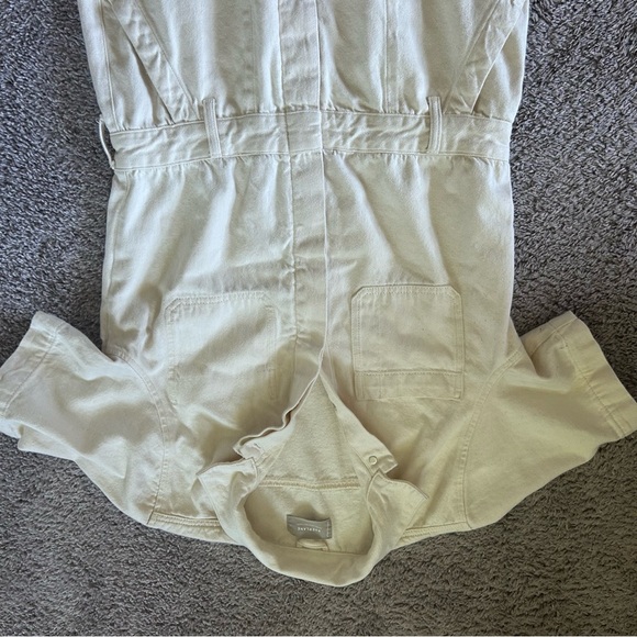 EVERLANE-THE SHORT SLEEVE DENIM COVERALL, SIZE 10 - Picture 6 of 8
